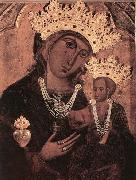 unknow artist Madonna del Voto after 1261 Sweden oil painting artist